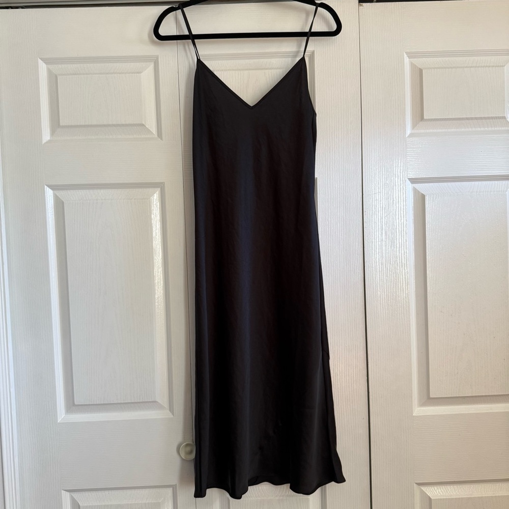 Wilfred Noir Midi Slip Dress